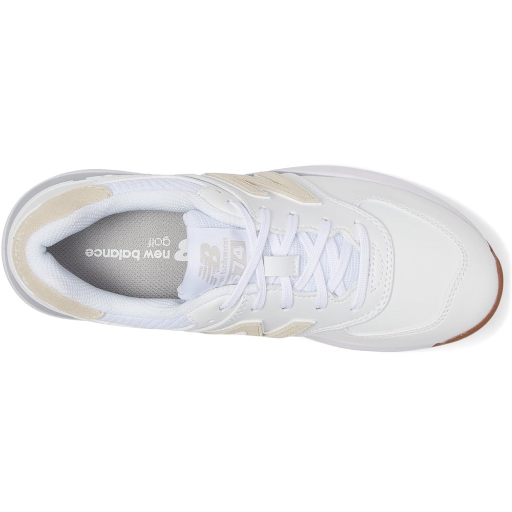 New Balance White and Cream golf shoes - Picture 2 of 9